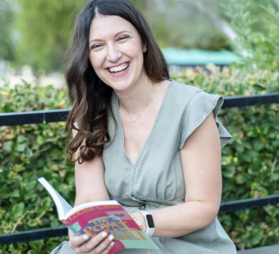 Ana with Book